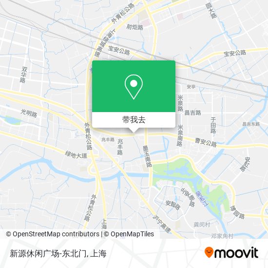新源休闲广场-东北门地图