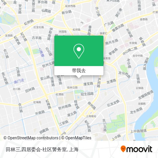田林三,四居委会-社区警务室地图