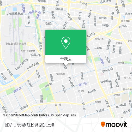 虹桥古玩城(红松路店)地图