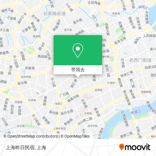 上海昨日民宿地图