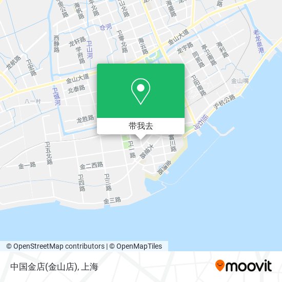 中国金店(金山店)地图