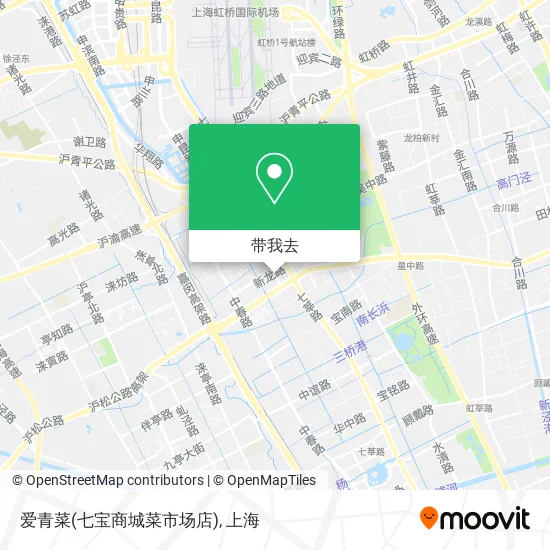 爱青菜(七宝商城菜市场店)地图