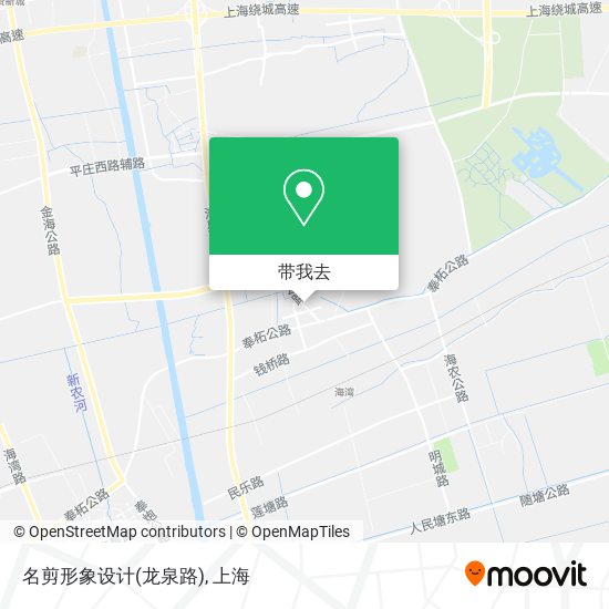 名剪形象设计(龙泉路)地图