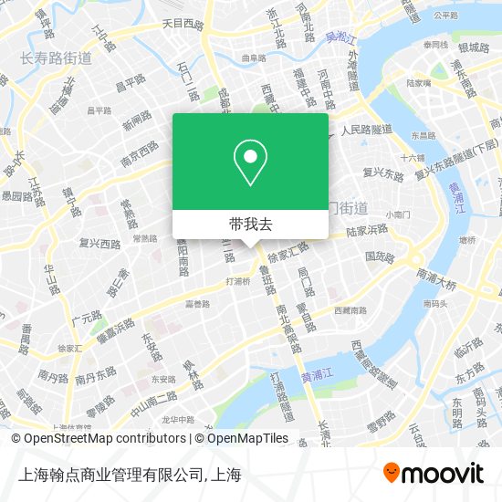 上海翰点商业管理有限公司地图