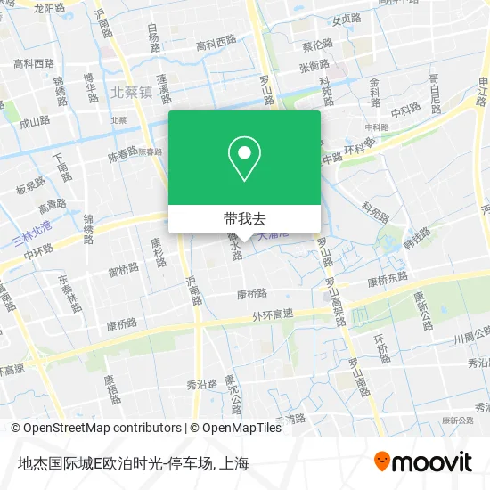地杰国际城E欧泊时光-停车场地图