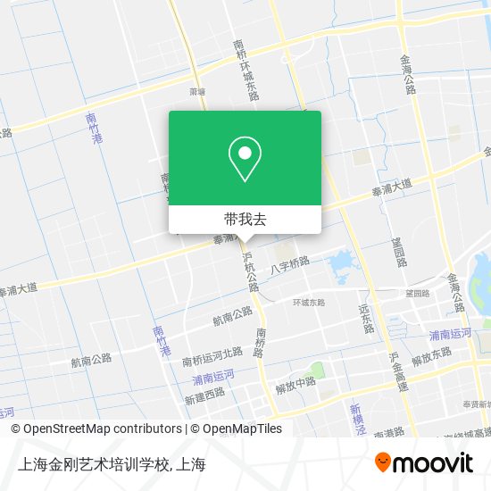 上海金刚艺术培训学校地图
