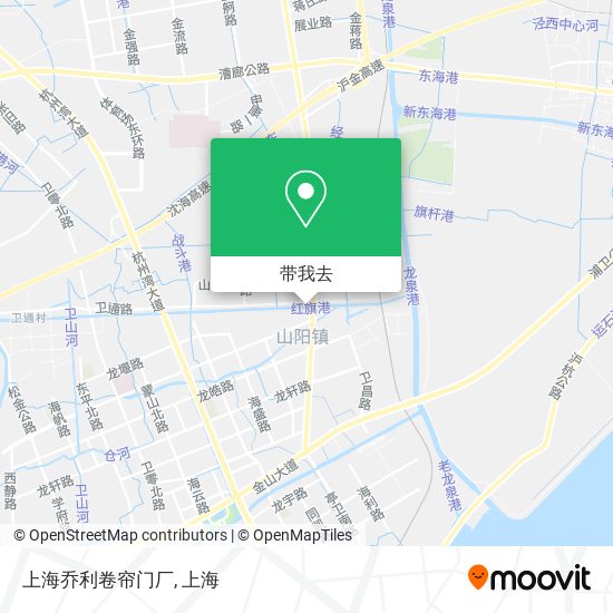 上海乔利卷帘门厂地图