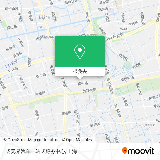 畅无界汽车一站式服务中心地图