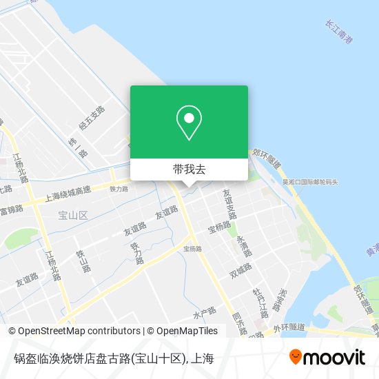 锅盔临涣烧饼店盘古路(宝山十区)地图