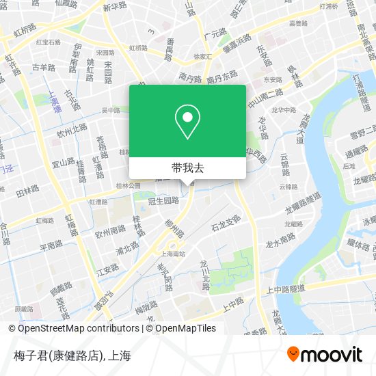 梅子君(康健路店)地图