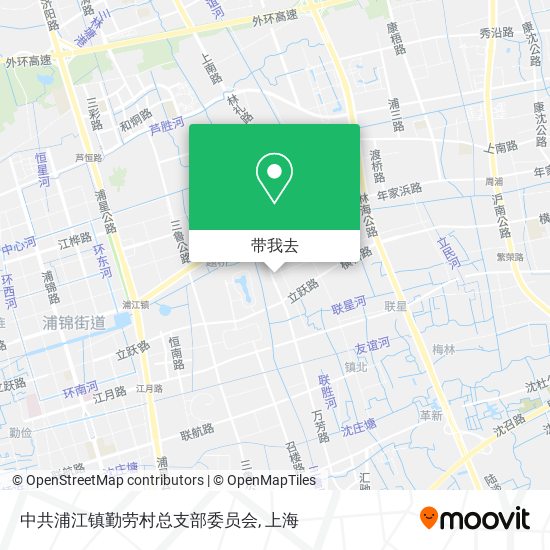 中共浦江镇勤劳村总支部委员会地图