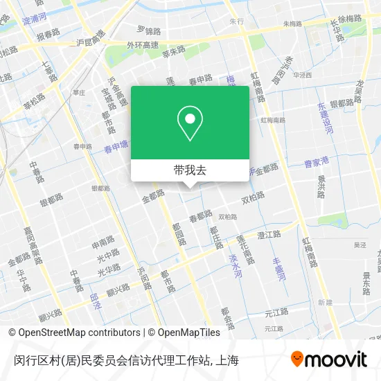 闵行区村(居)民委员会信访代理工作站地图