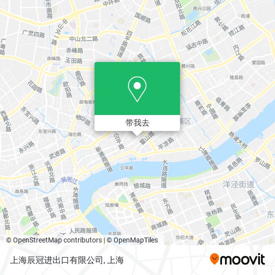 上海辰冠进出口有限公司地图