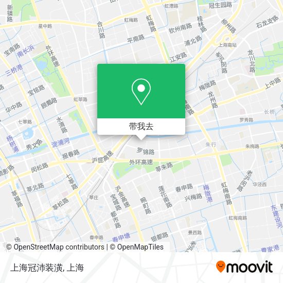 上海冠沛装潢地图