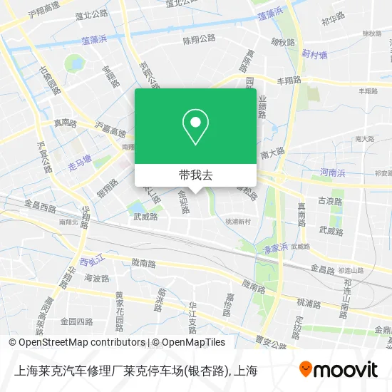 上海莱克汽车修理厂莱克停车场(银杏路)地图