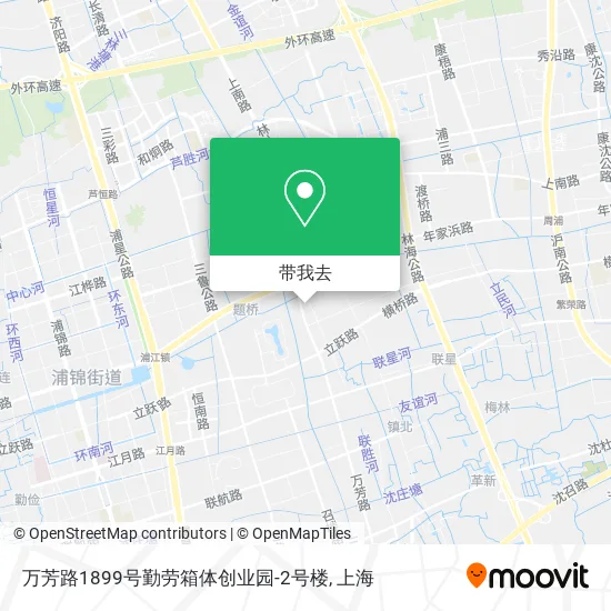 万芳路1899号勤劳箱体创业园-2号楼地图