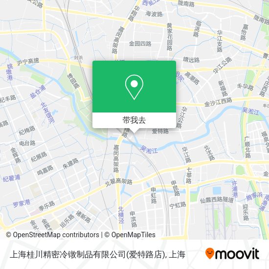 上海桂川精密冷镦制品有限公司(爱特路店)地图