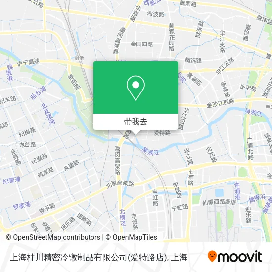 上海桂川精密冷镦制品有限公司(爱特路店)地图
