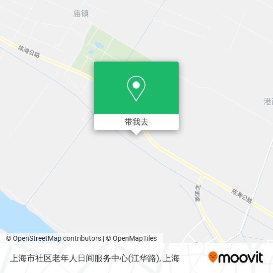 上海市社区老年人日间服务中心(江华路)地图