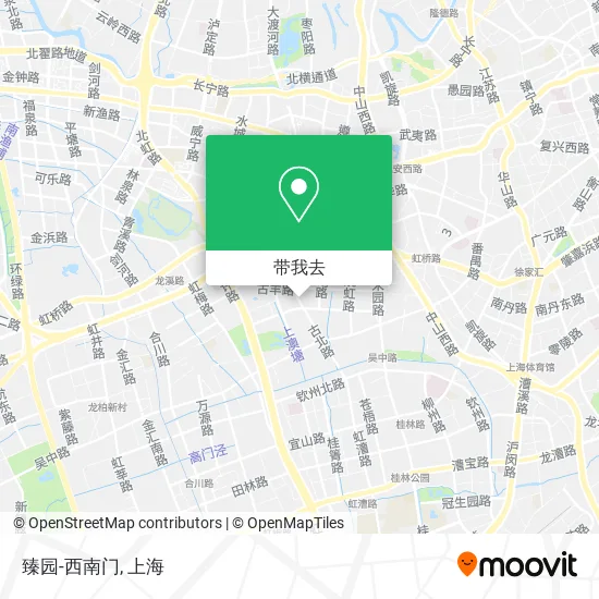 臻园-西南门地图