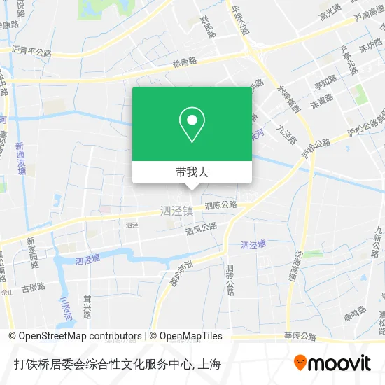 打铁桥居委会综合性文化服务中心地图
