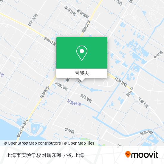 上海市实验学校附属东滩学校地图