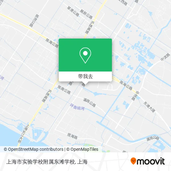 上海市实验学校附属东滩学校地图