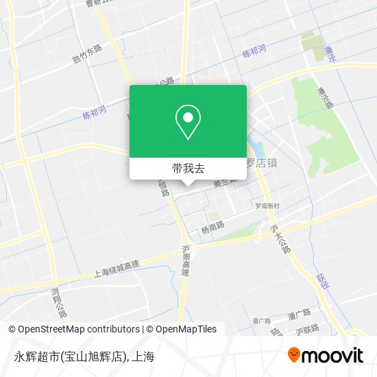永辉超市(宝山旭辉店)地图