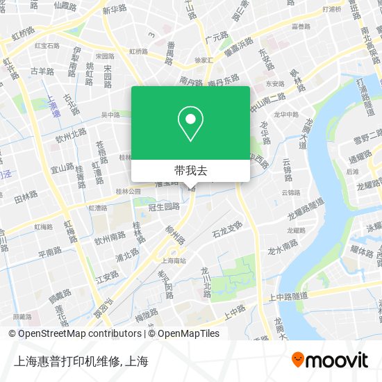 上海惠普打印机维修地图