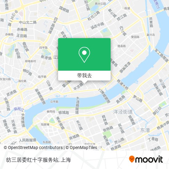纺三居委红十字服务站地图