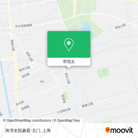 海湾名悦豪庭-北门地图