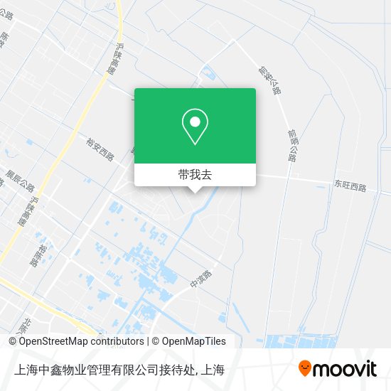 上海中鑫物业管理有限公司接待处地图
