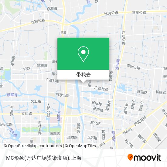 MC形象(万达广场烫染潮店)地图