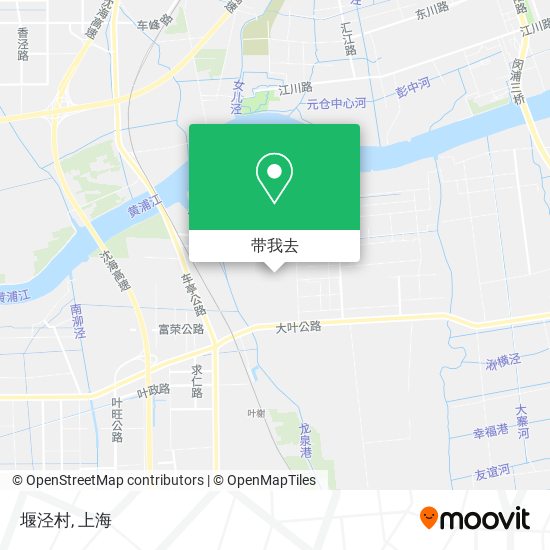 堰泾村地图