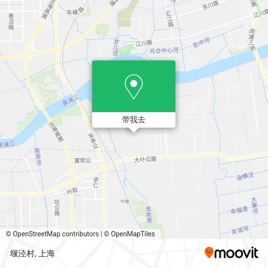 堰泾村地图