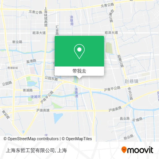 上海东哲工贸有限公司地图