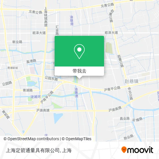 上海定箭通量具有限公司地图