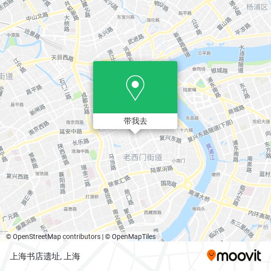 上海书店遗址地图