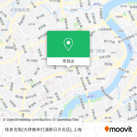 怪兽充电(大肆撸串打浦桥日月光店)地图