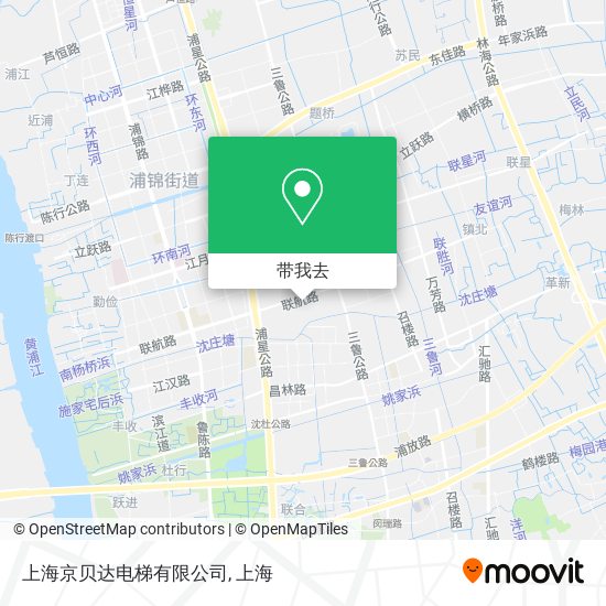 上海京贝达电梯有限公司地图