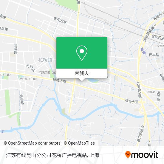 江苏有线昆山分公司花桥广播电视站地图
