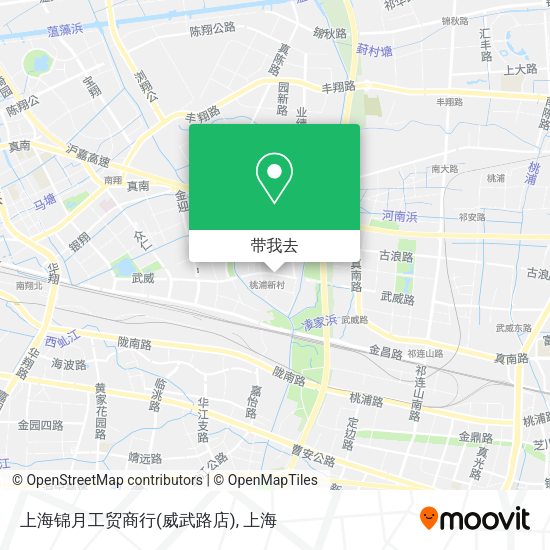 上海锦月工贸商行(威武路店)地图