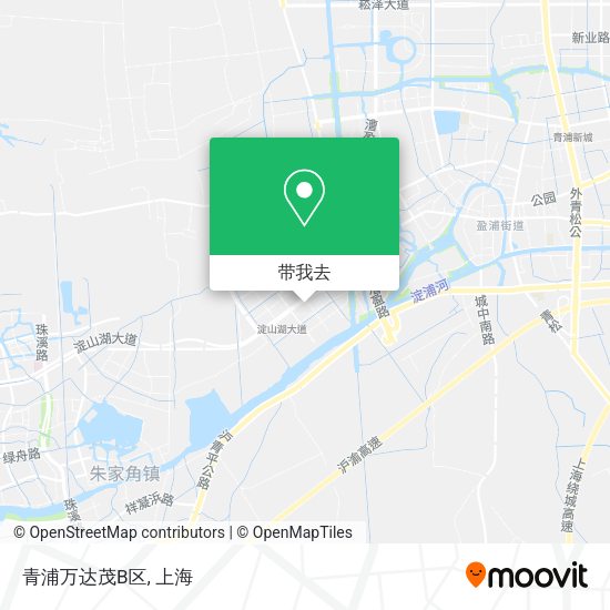 青浦万达茂B区地图