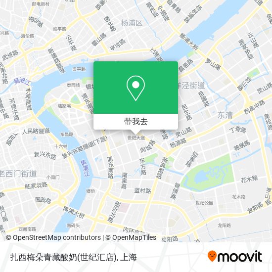 扎西梅朵青藏酸奶(世纪汇店)地图