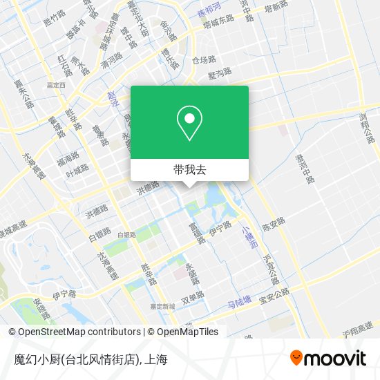 魔幻小厨(台北风情街店)地图