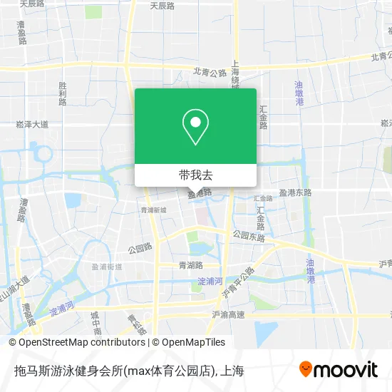 拖马斯游泳健身会所(max体育公园店)地图