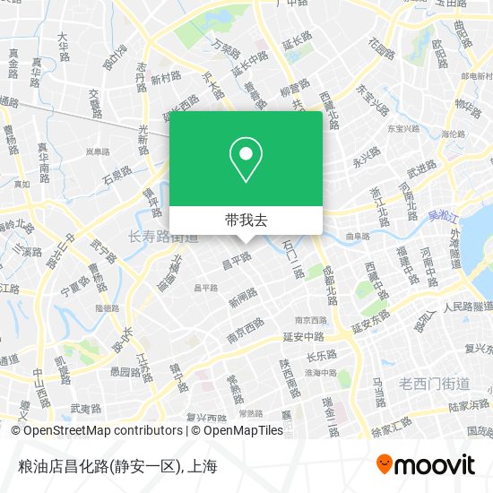 粮油店昌化路(静安一区)地图