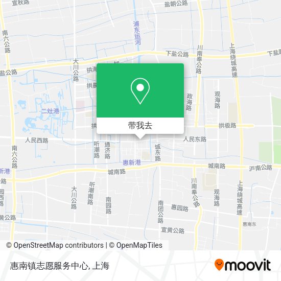 惠南镇志愿服务中心地图