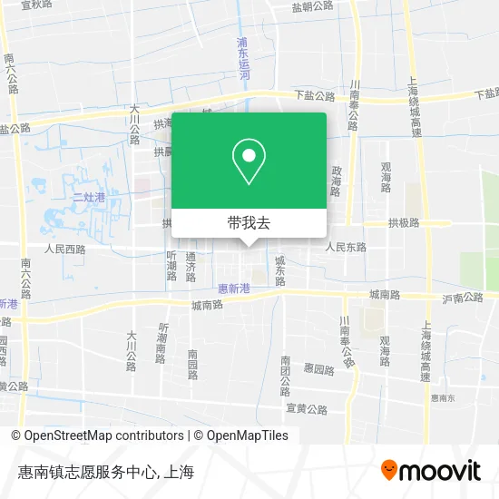 惠南镇志愿服务中心地图