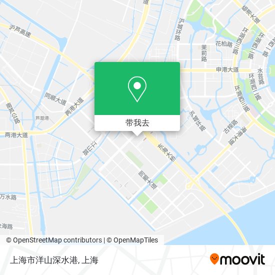 上海市洋山深水港地图
